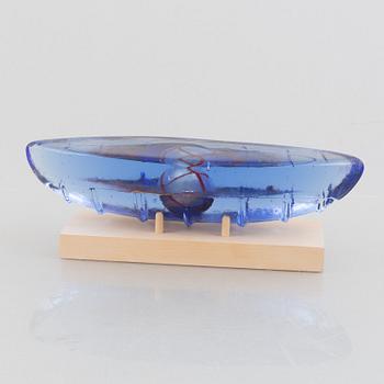Bertil Vallien, a glass sculpture, Kosta Boda.