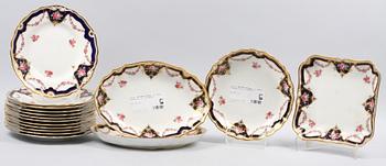 MATSERVISDELAR, 16 delar, Stonier & Co, Liverpool.