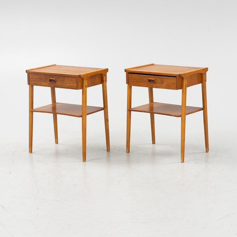 Sängbord, ett par, 1960-tal.