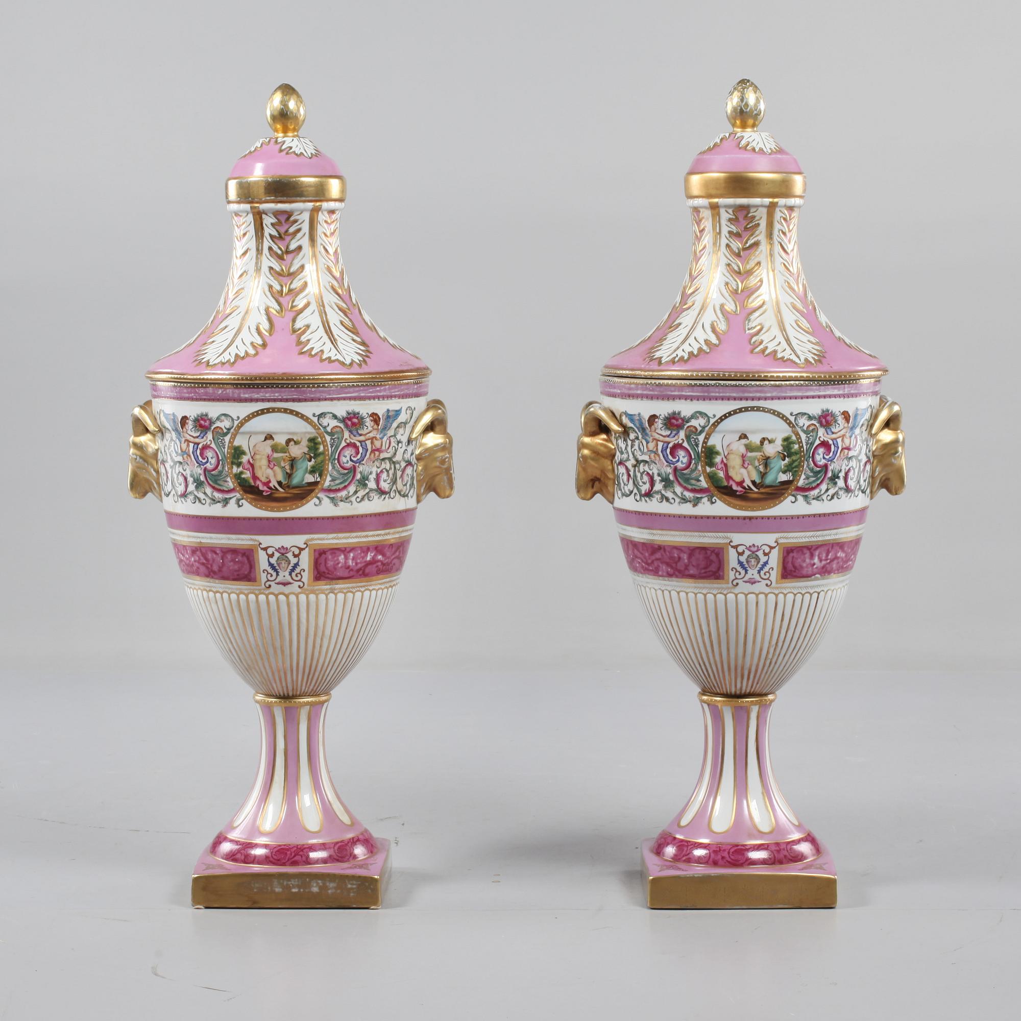 PRAKTURNOR, ett par, Wien, 1800-talets andra hälft.