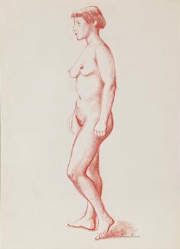 BIRGER EKMAN, 10 st, krokiteckningar, sign.