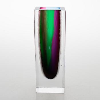 HELENA TYNELL, A vase signed Helena Tynell Riihimäen Lasi Oy.