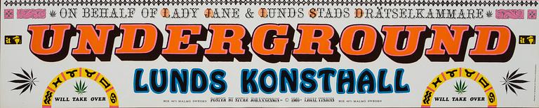 STURE JOHANNESSON, utställningsaffisch, 1969.