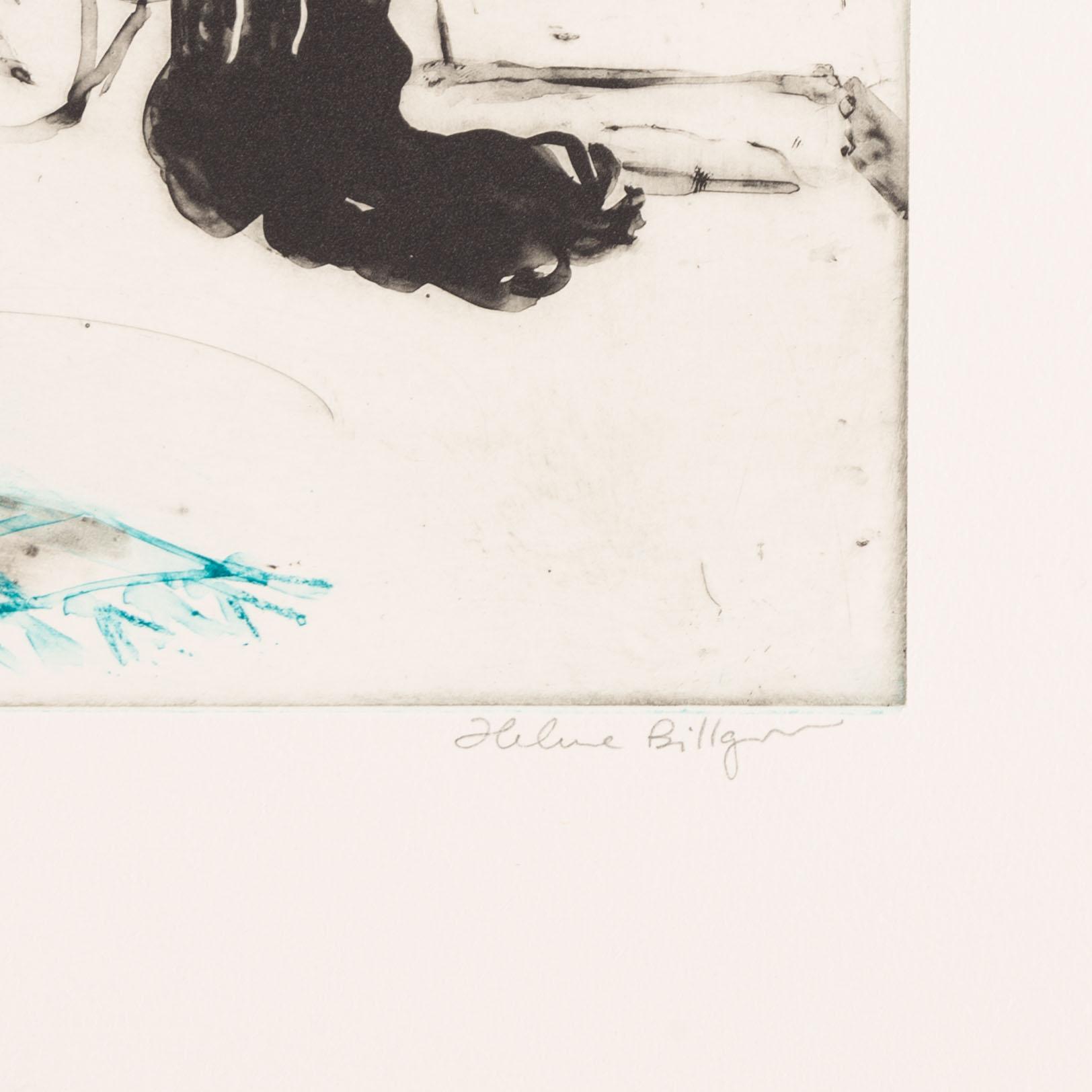 Helene Billgren, etching, signed and numbured 127/250.