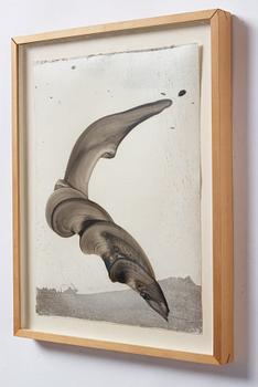 James Nares, executed in 1993, oil on waxed paper.