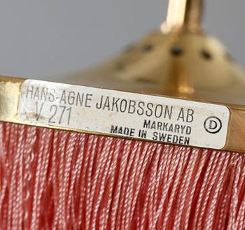 VÄGGLAMPOR, ett par, Hans Agne Jakobsson, Markaryd, 1900-talets andra hälft.