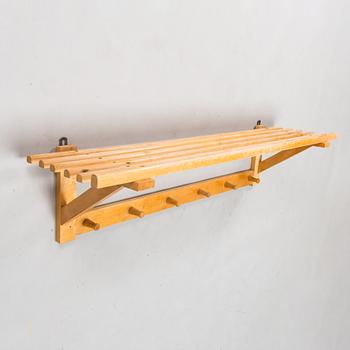 A late 1940s wooden clothes rack '8010' by Asko, Finland.