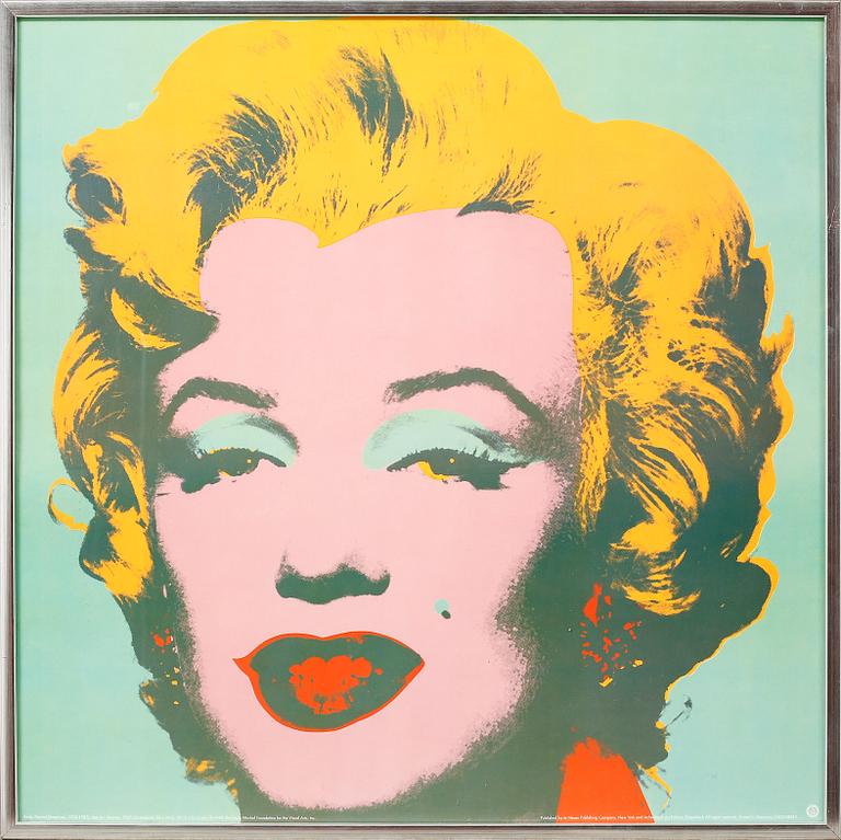 after, offset lithography / poster, 'Marilyn Monroe',