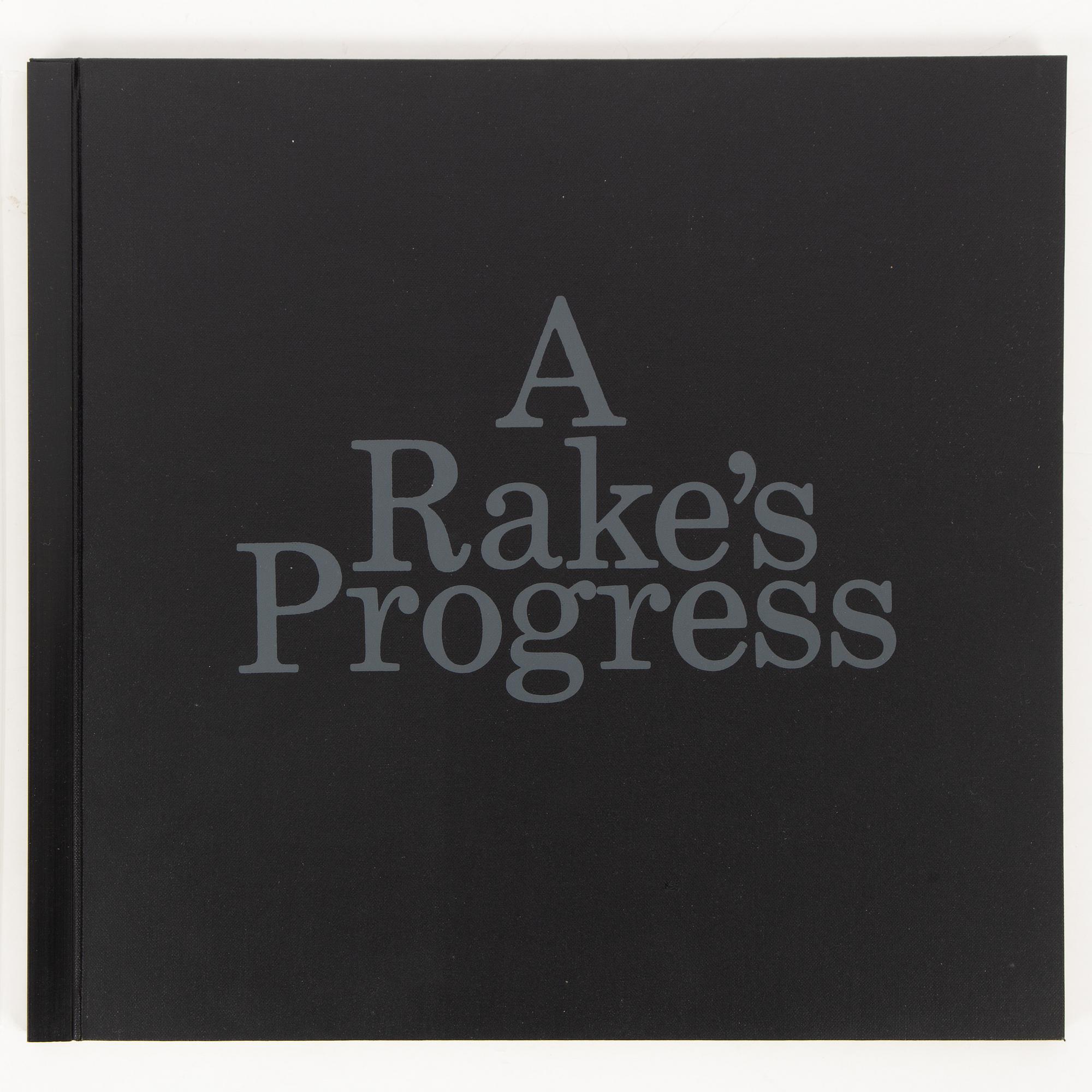 David Hockney, bok, "A Rake´s Progress - A Poem in Five Sections".