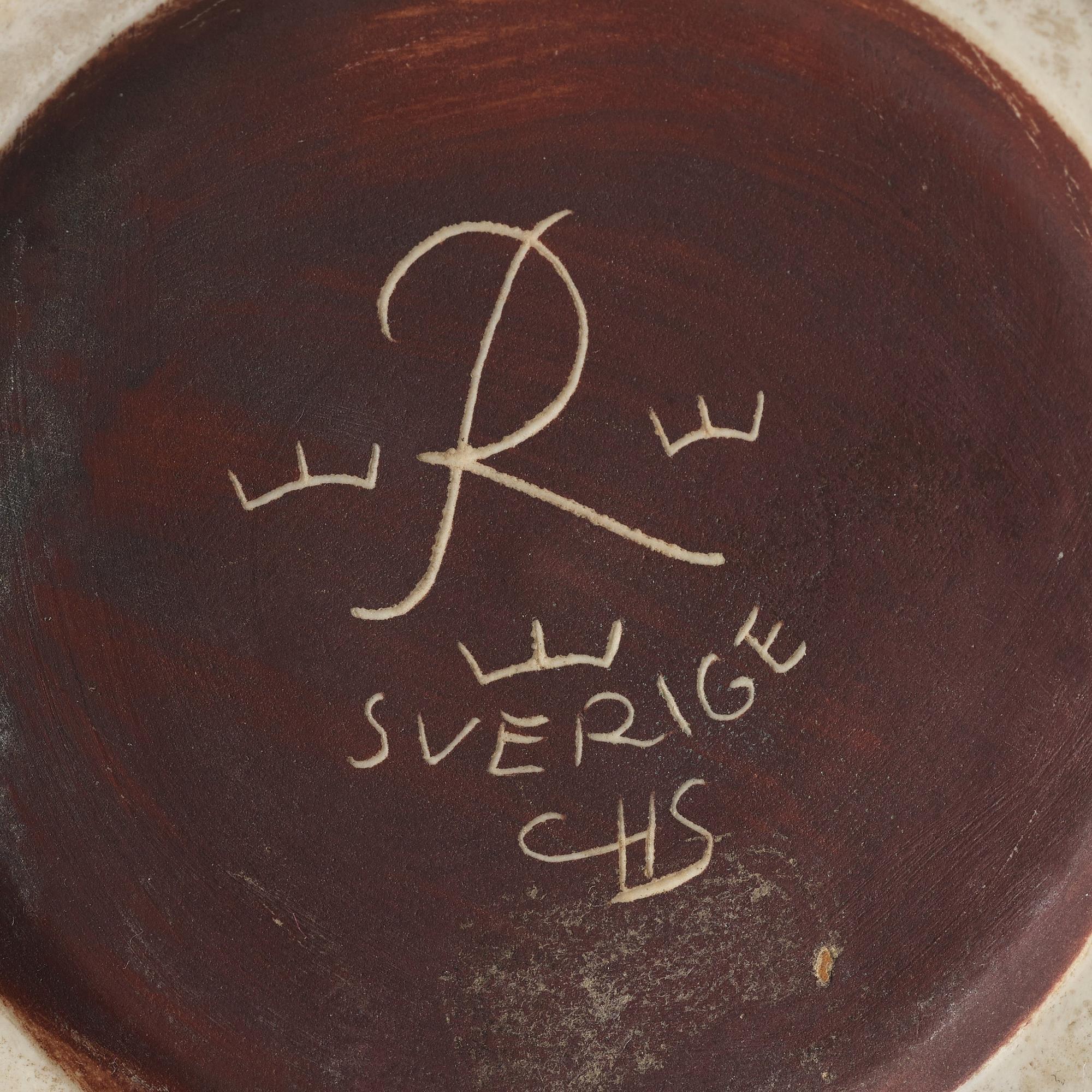 Carl-Harry Stålhane, a stoneware vase, Rörstrand 1950's.