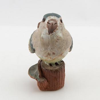 Tyra Lundgren, Sculpture Bird on Stump.