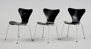 STOLAR, 3 st, "Sjuan", Arne Jacobsen, Fritz Hansen.