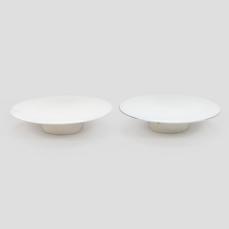 Arne Jacobsen, ceiling lamps/wall lamps, a pair, "AJ-Eklipta", Louis Poulsen, Denmark.