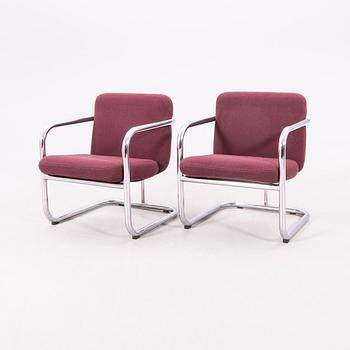 Börge Lindau& Bo Lindenkrantz, fåtöljer ett par "S70-4" Lammhults 1968.
