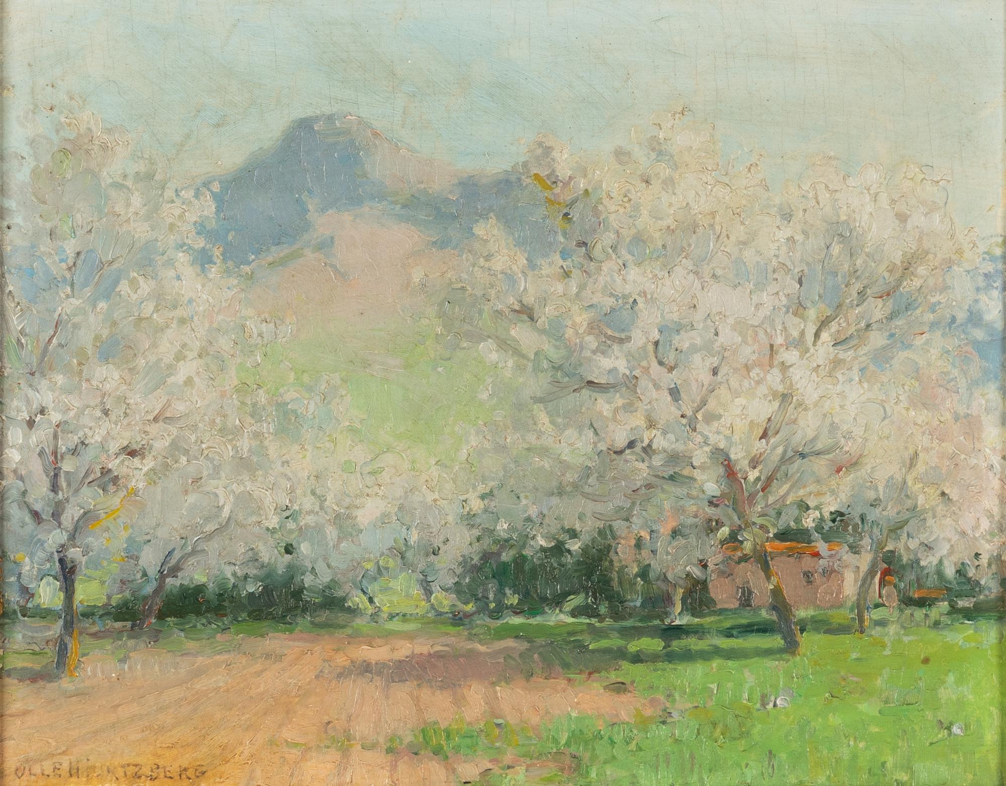 Olle Hjortzberg, Italienskt vårlandskap.