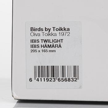 Oiva Toikka, glasfågel, signerad O. Toikka Iittala.