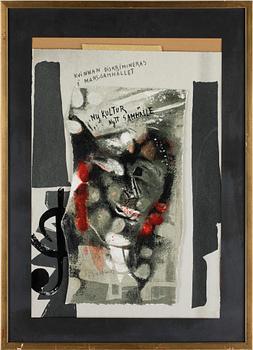 Siri Derkert · SIRI DERKERT, collage, numrerad 9/50, signerad.