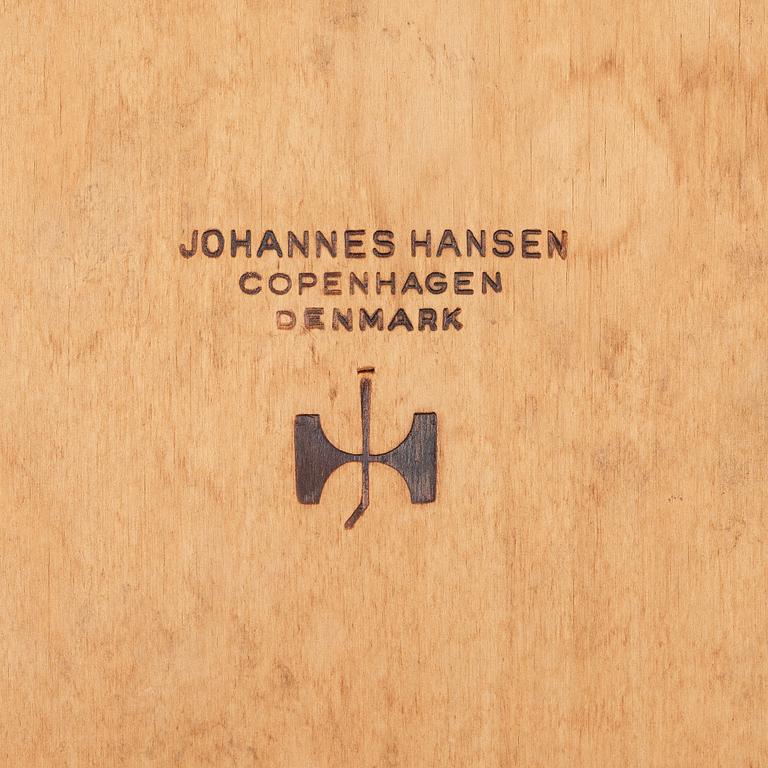 Hans J. Wegner, a pair of oak "JH 525" chairs, Johannes Hansen, Denmark 1960's.