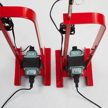 Achille Castiglioni, a pair of 'TOIO' floor lights, Flos, Italy.