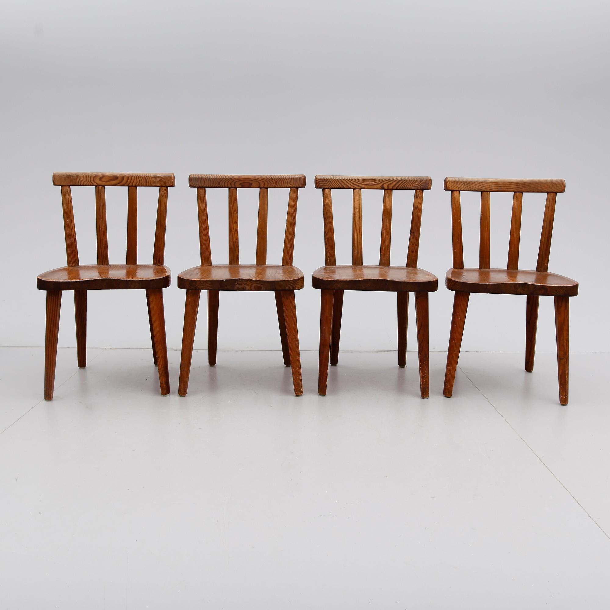 STOLAR, 4 st, "Utö", Axel Einar Hjort, NK, 1930-tal.