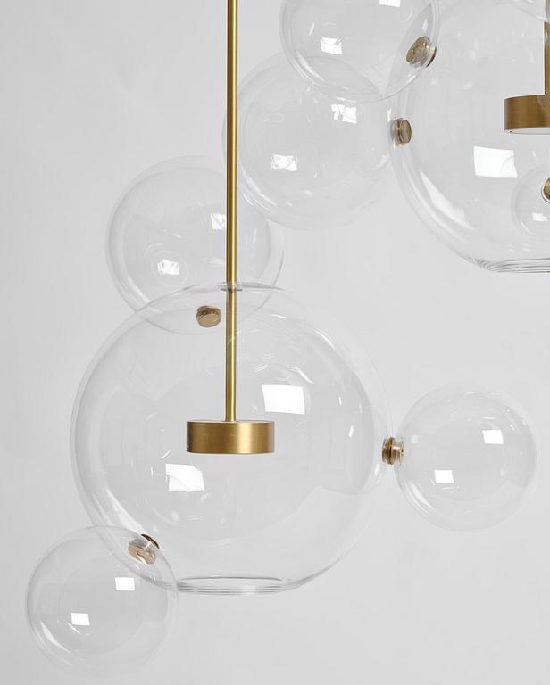 Giopato & Coombes, a "Bolle 14" ceiling lamp, Italy, post 2015.