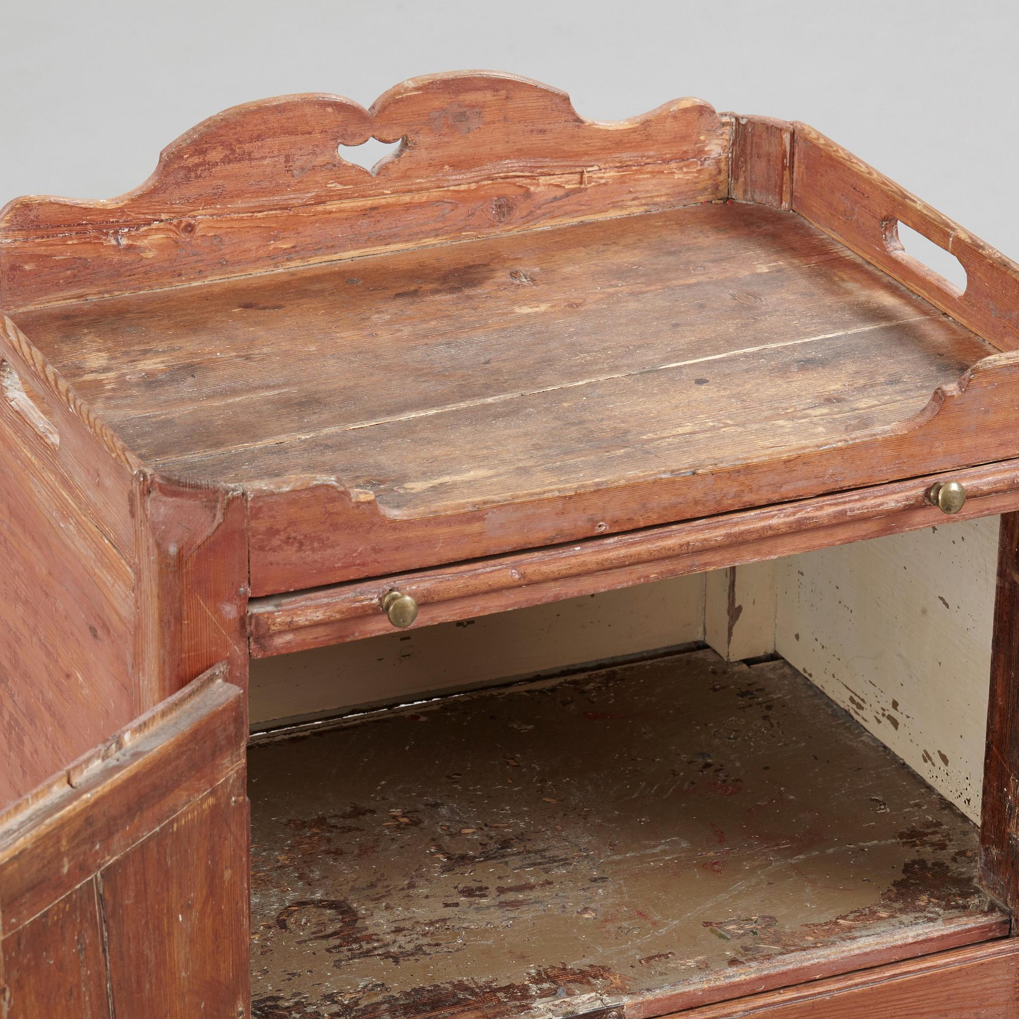 A Swedish Rococo 18th century cupboard.
