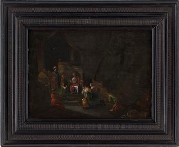 LEONARD BRAMER, hans art, olja på pannå, ej signerad.