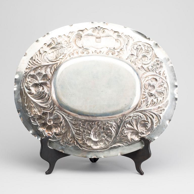 A silver plate, GAB, Stockholm, 1933.