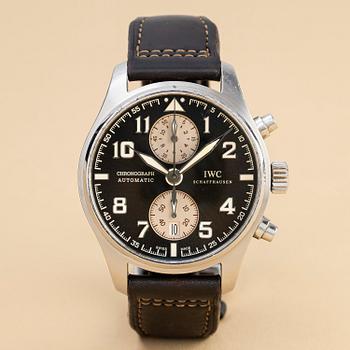 1128. IWC, Pilot's Watch Chronograph, Edition “Antoine de Saint Exupéry”, ca 2015.