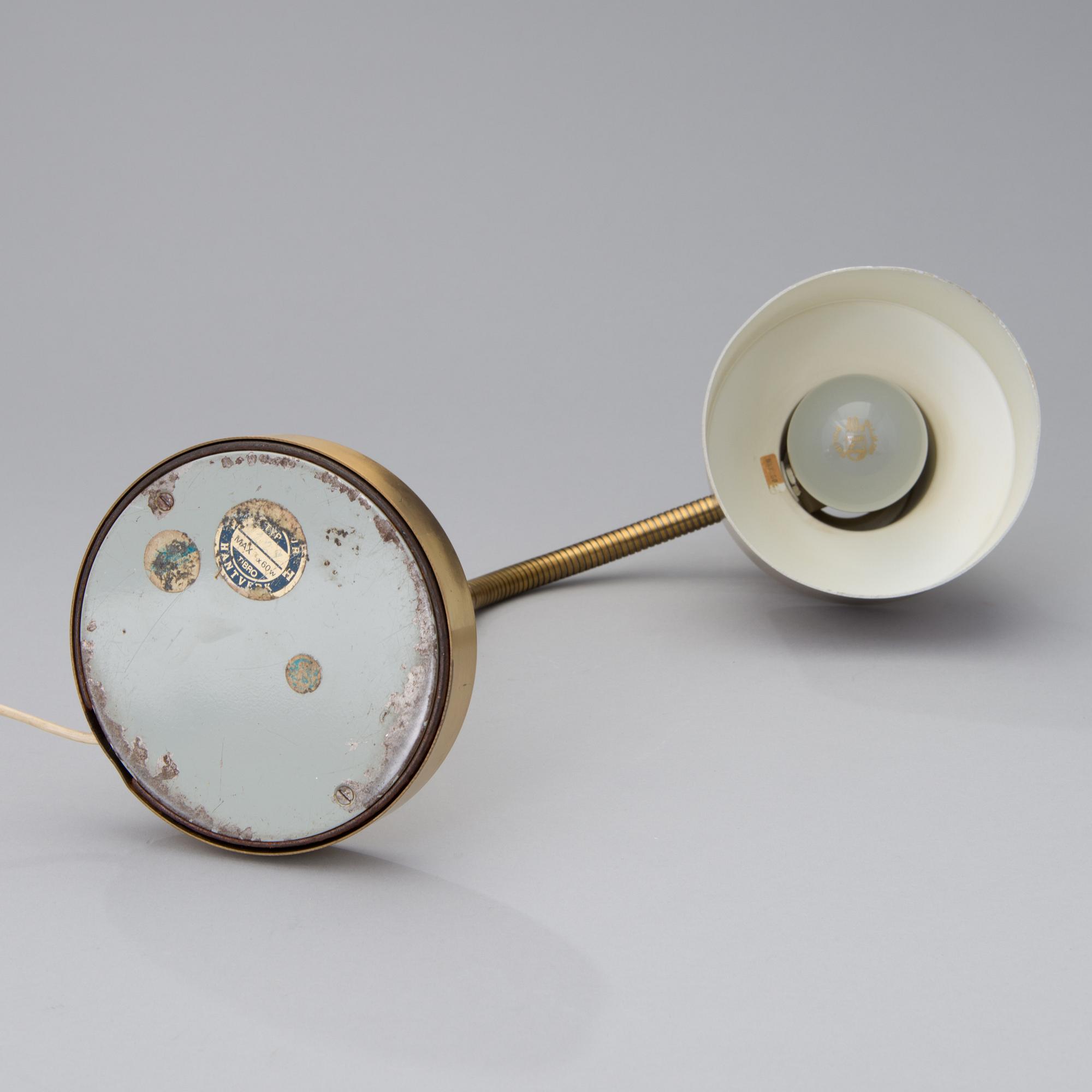 BORDSLAMPA, Armaturhantverk Tibro, 1970-tal.