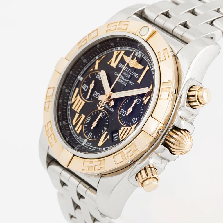 Breitling, Chronomat 44, chronograph, wristwatch, 44 mm.