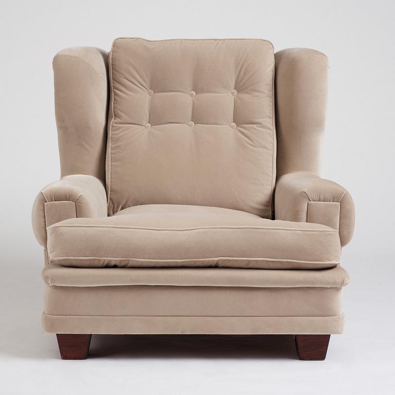 Åke Wennberg, a monumental armchair, STC (The Swedish Associations for Upholsterers), Stockholm 1960's.