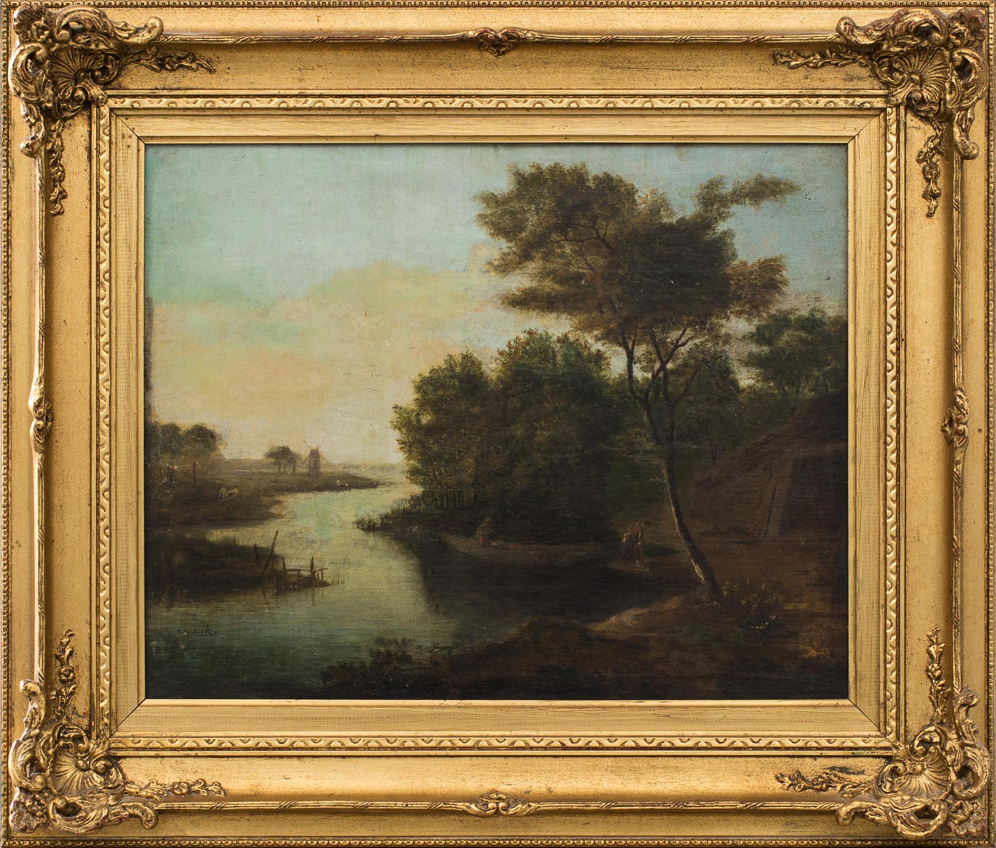 WALTER CHARLES JAMES, olja på duk, signerad.