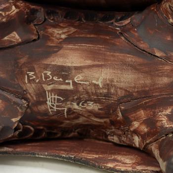 Bengt Berglund, a stoneware scultpure, Gustavsbergs Studio, Sweden, 1963.