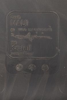 STOLAR, 3 st, "Maui", Vico Magistretti för Kartell, Italien, märkta.