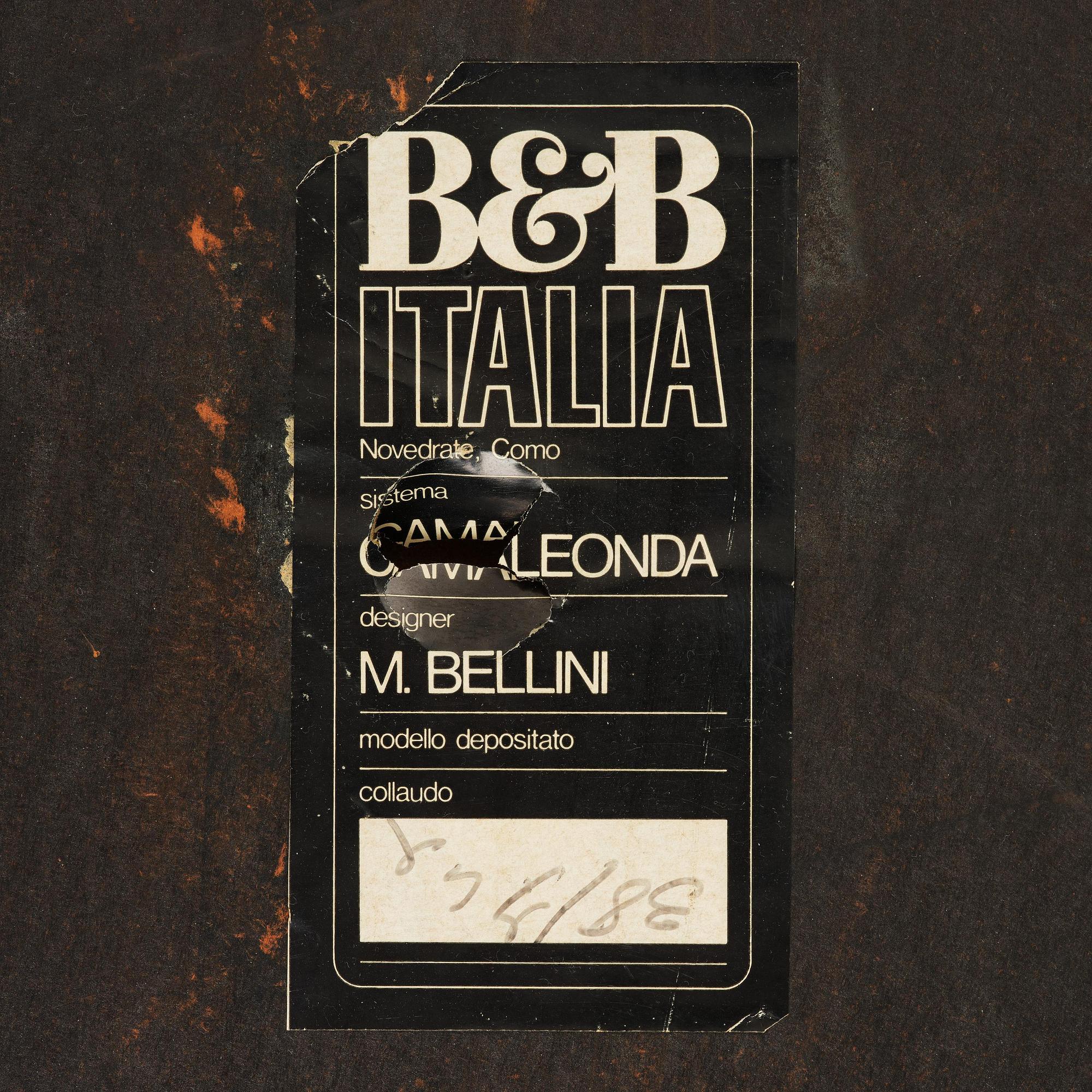 Mario Bellini, a pair of "Camaleonda" ottomans, B&B Italia, Italy, post 1970.