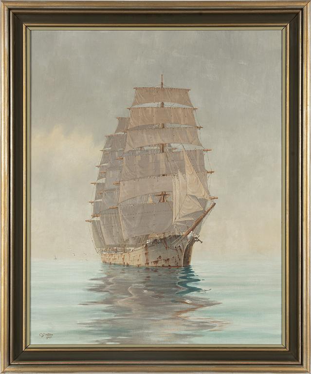 Carl Georg Wallin, Full-Rigged Ship.