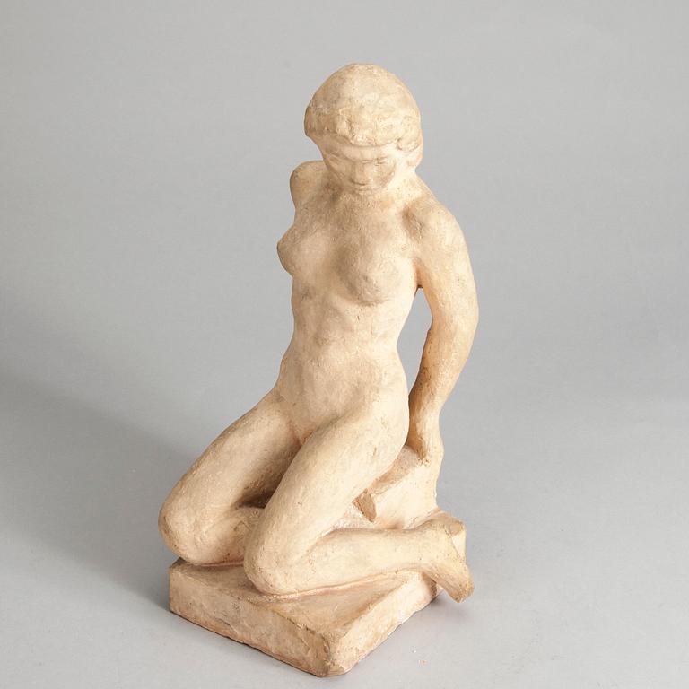 BEN RENVALL, skulptur, lergods, signerad och daterad 1942-45.