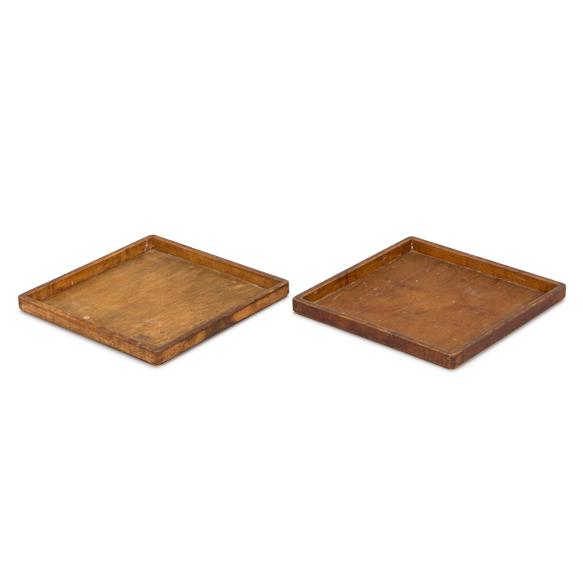 Aino Aalto, two mid- 20th century trays / serving dishes.