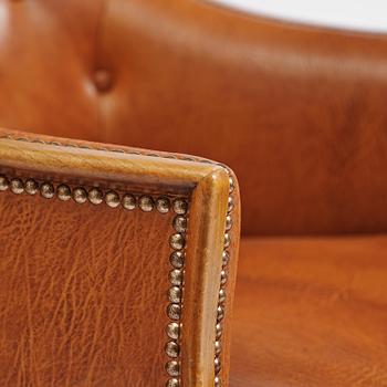 Frits Henningsen, a pair of armchairs, mid-20th century.