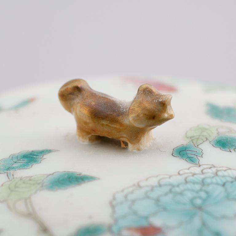 LOCKSKÅL, porslin, Kina, sannolikt 1800-tal.