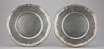 SILVERTALLRIKAR, 6 st, 800 silver. Tyskland. Vikt 2330 g.