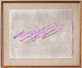 Jean Fautrier, gouache on paper, signed.