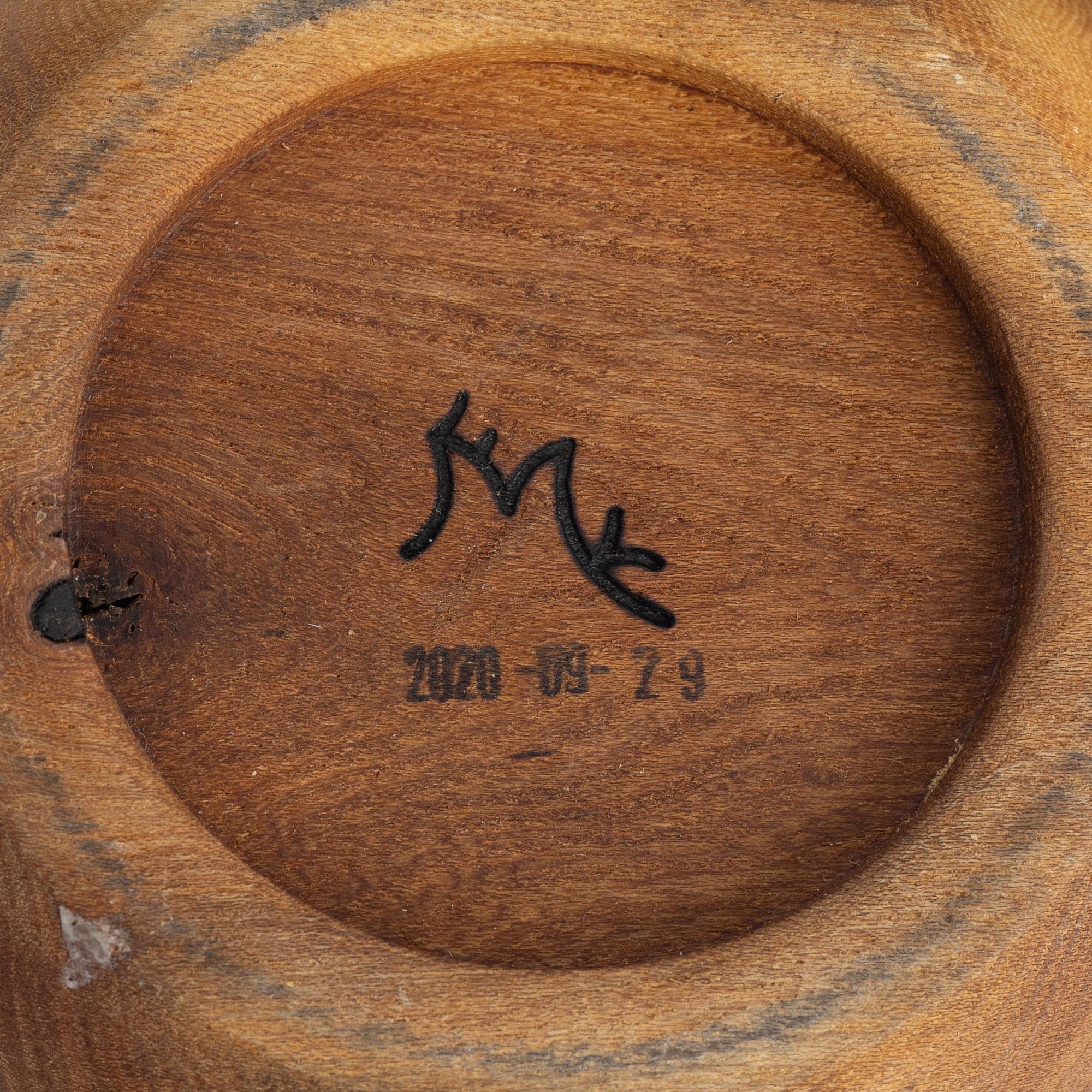 Magnus Ek, skål med lock, för Oaxen Krog, 2020.