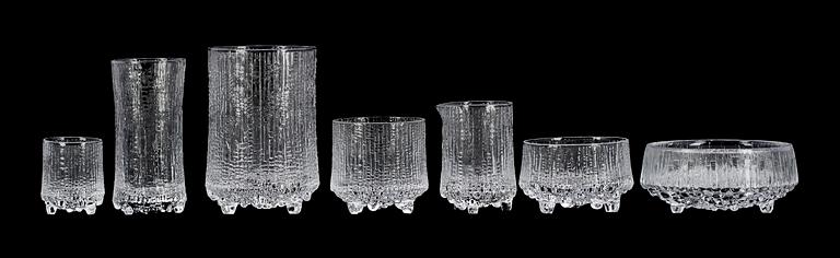 GLASSERVIS, "Ultima Thule" Tapio Wirkkala, Iittala, Finland, 1968.