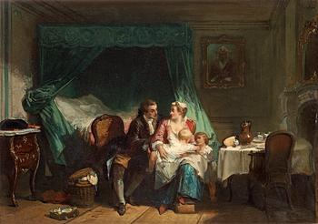 320. Herman Frederick Carel ten Kate, Familjeidyll.