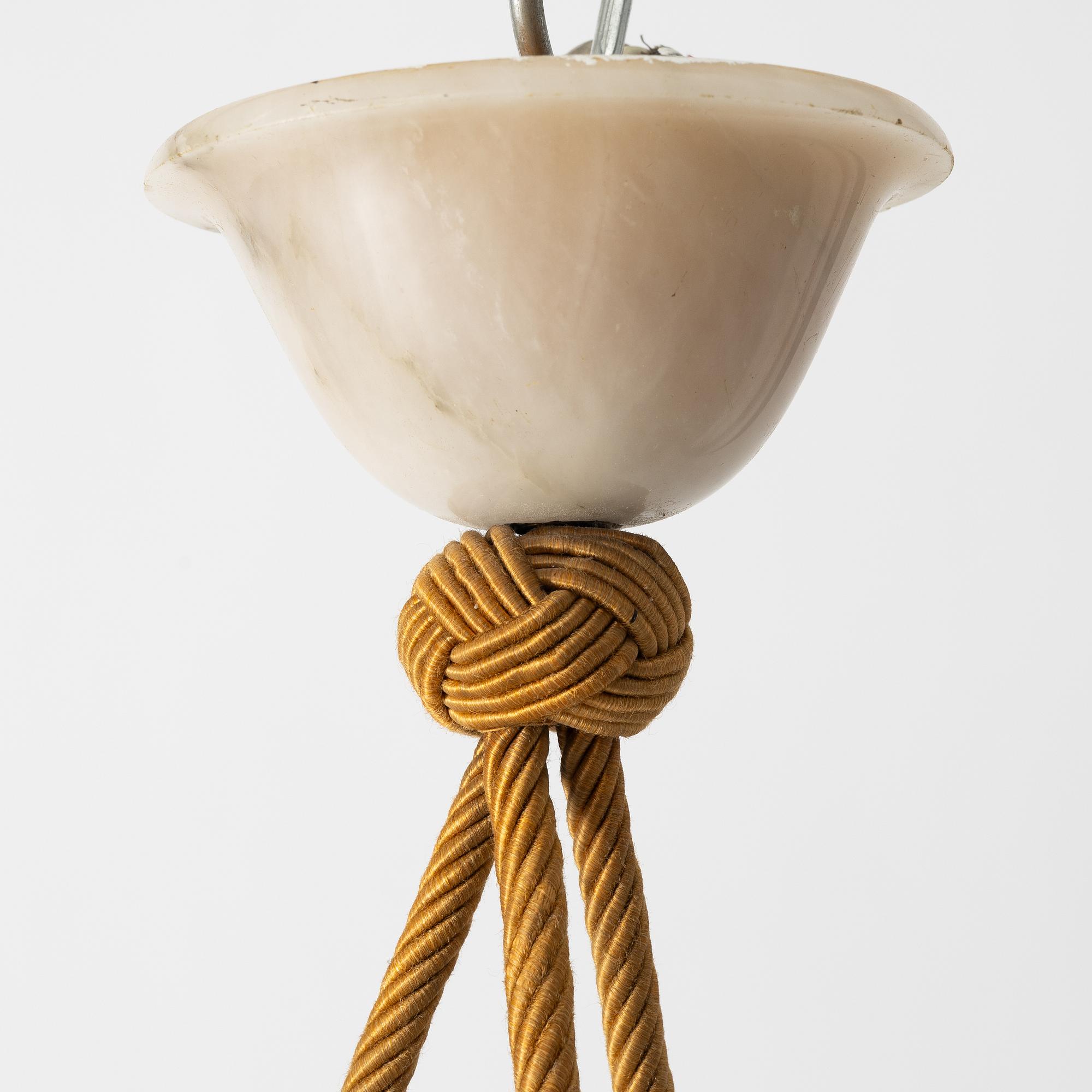 Takampel, alabaster, 1920-tal.