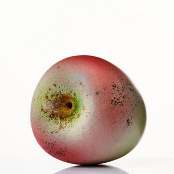 Hans Hedberg, a faience sculpture of an apple, Biot, France.
