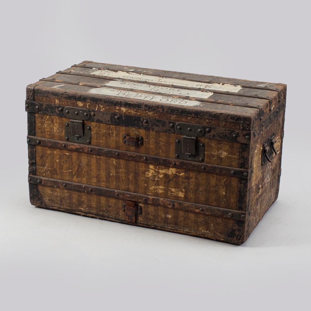 A trunk by Louis Vuitton, late 1800s.