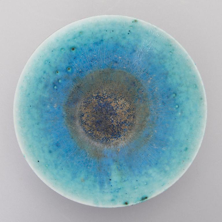 A stoneware bowl, signed KS Arabia.